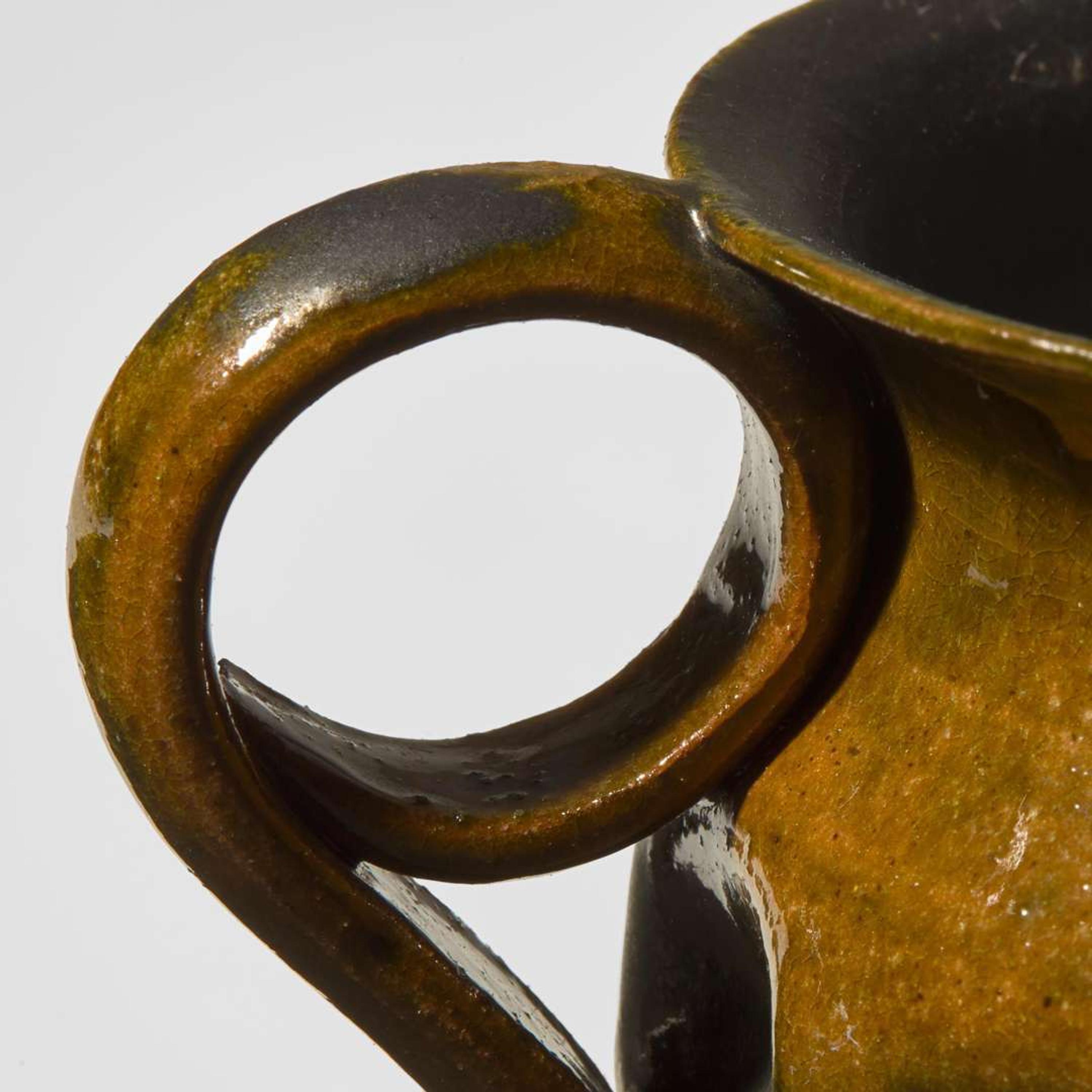 Dimpled Pitcher with Loop Handle, c. 1897-1900 Biloxi, Mississippi, USA