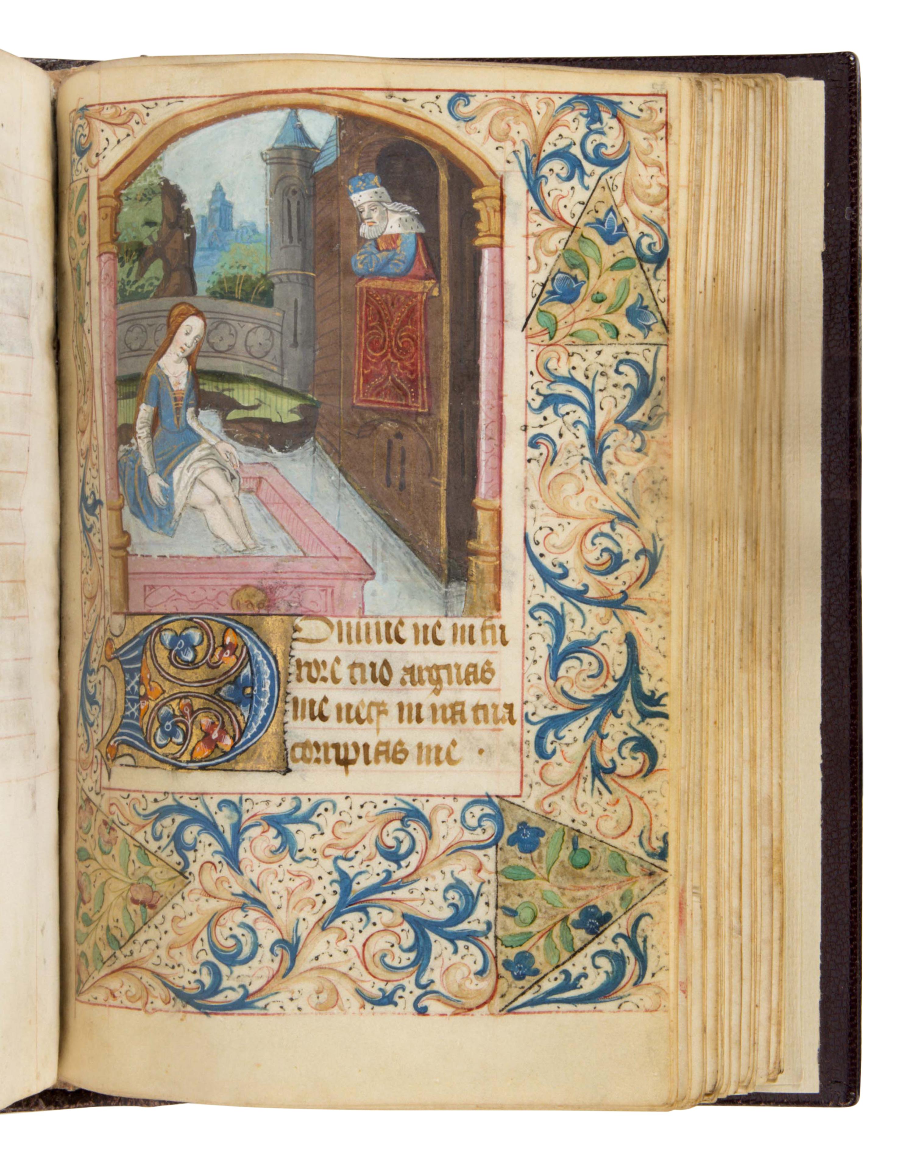 CIRCLE OF THE MASTER GUYOT DU PELEY (Troyes, active c. 1470-1490) Book of Hours, in Latin and French, illuminated manuscript on parchment [France, Troyes, c. 1470–1490]