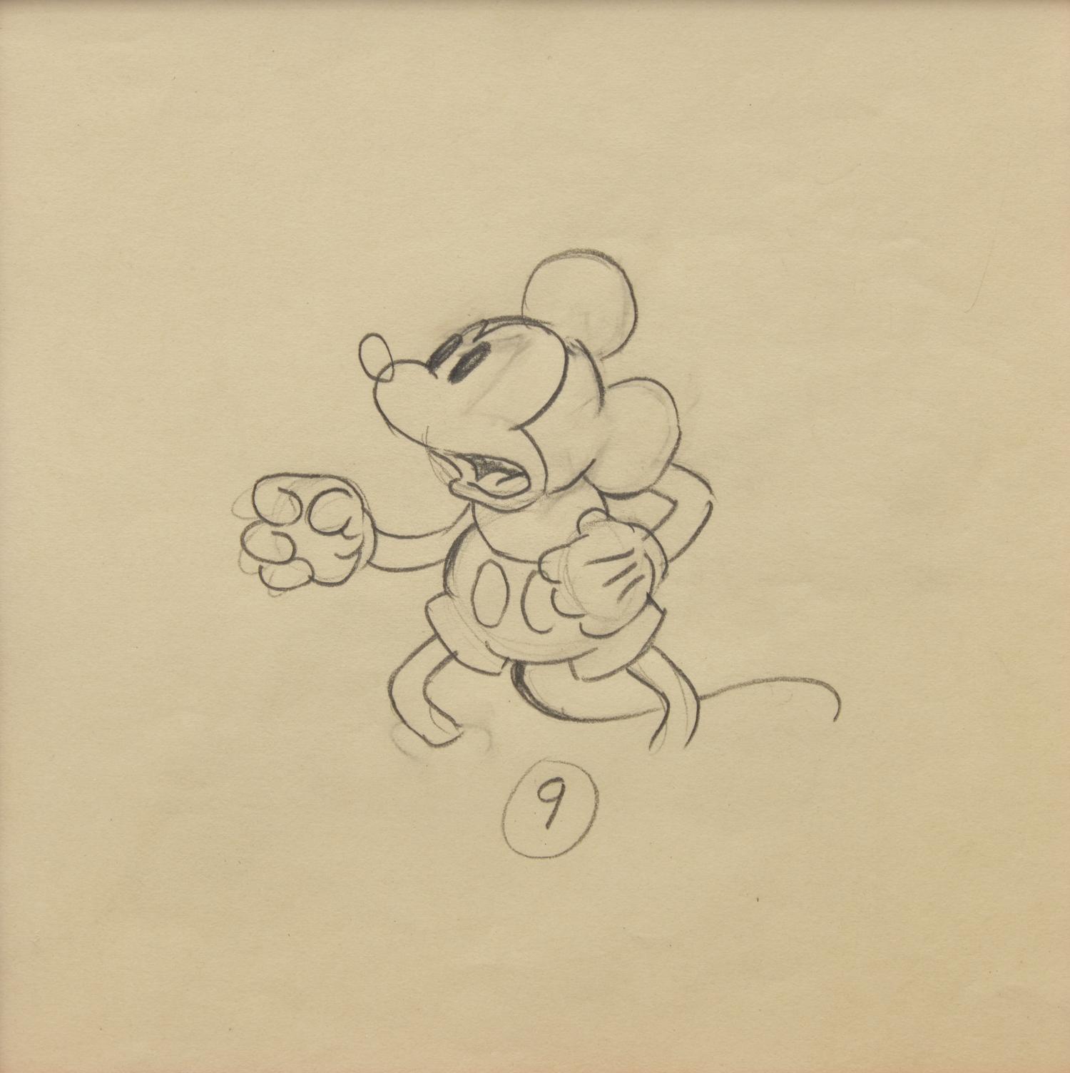 [Children's & Illustrated] [Disney, Walt] Group of 3 Production Drawings for "Shanghaied"