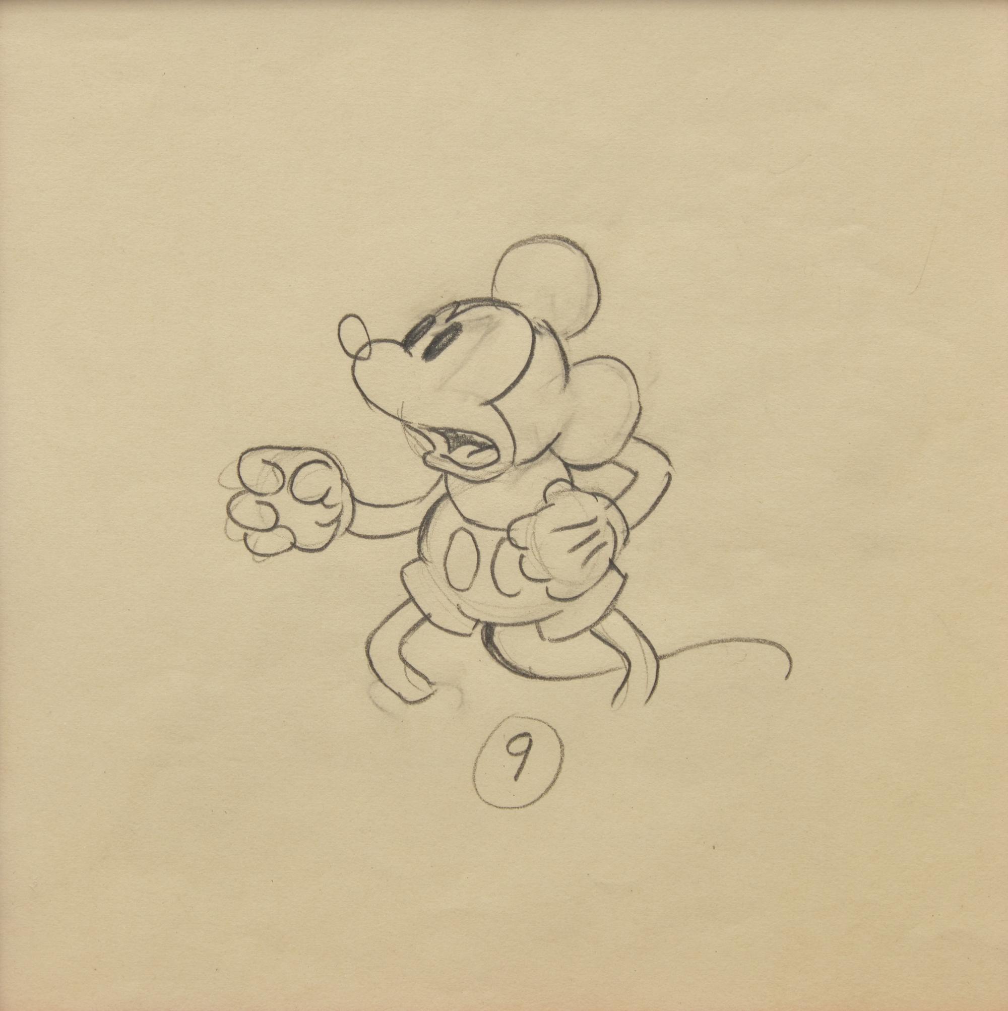 [Children's & Illustrated] [Disney, Walt] Group of 3 Production Drawings for "Shanghaied"