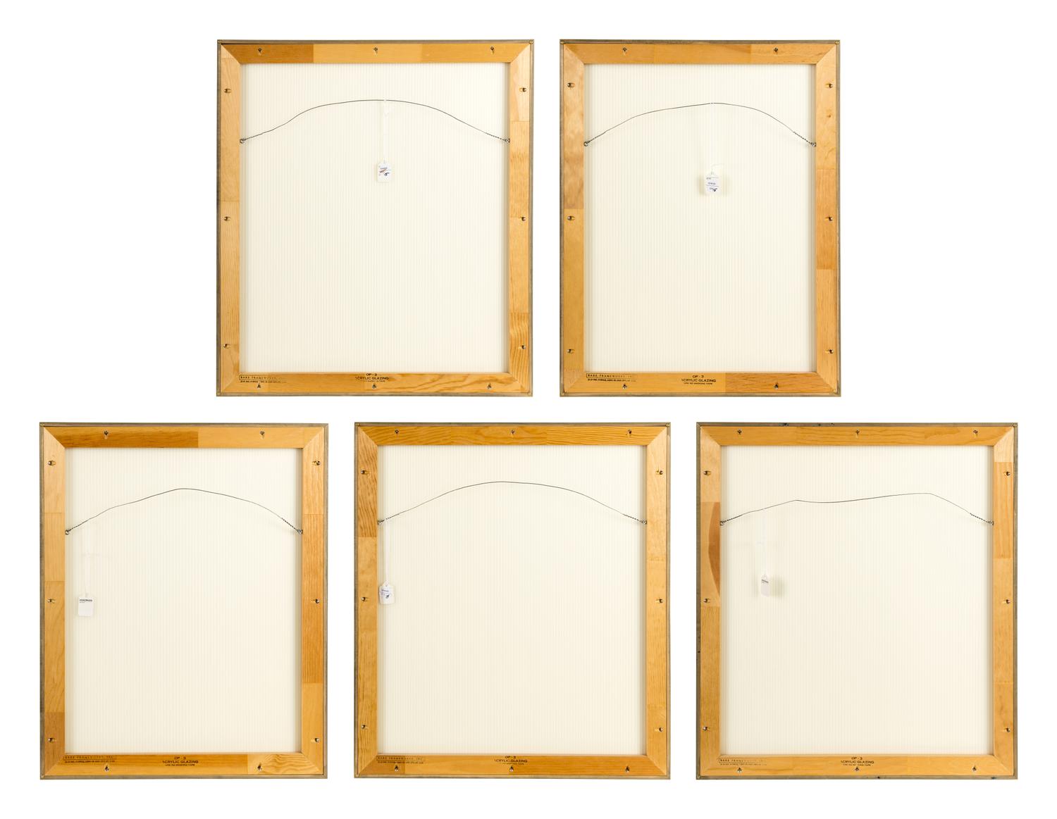 Costume A, B, C, D, and F (a group of 5 works)