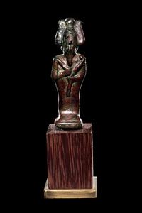 An Egyptian Bronze Osiris