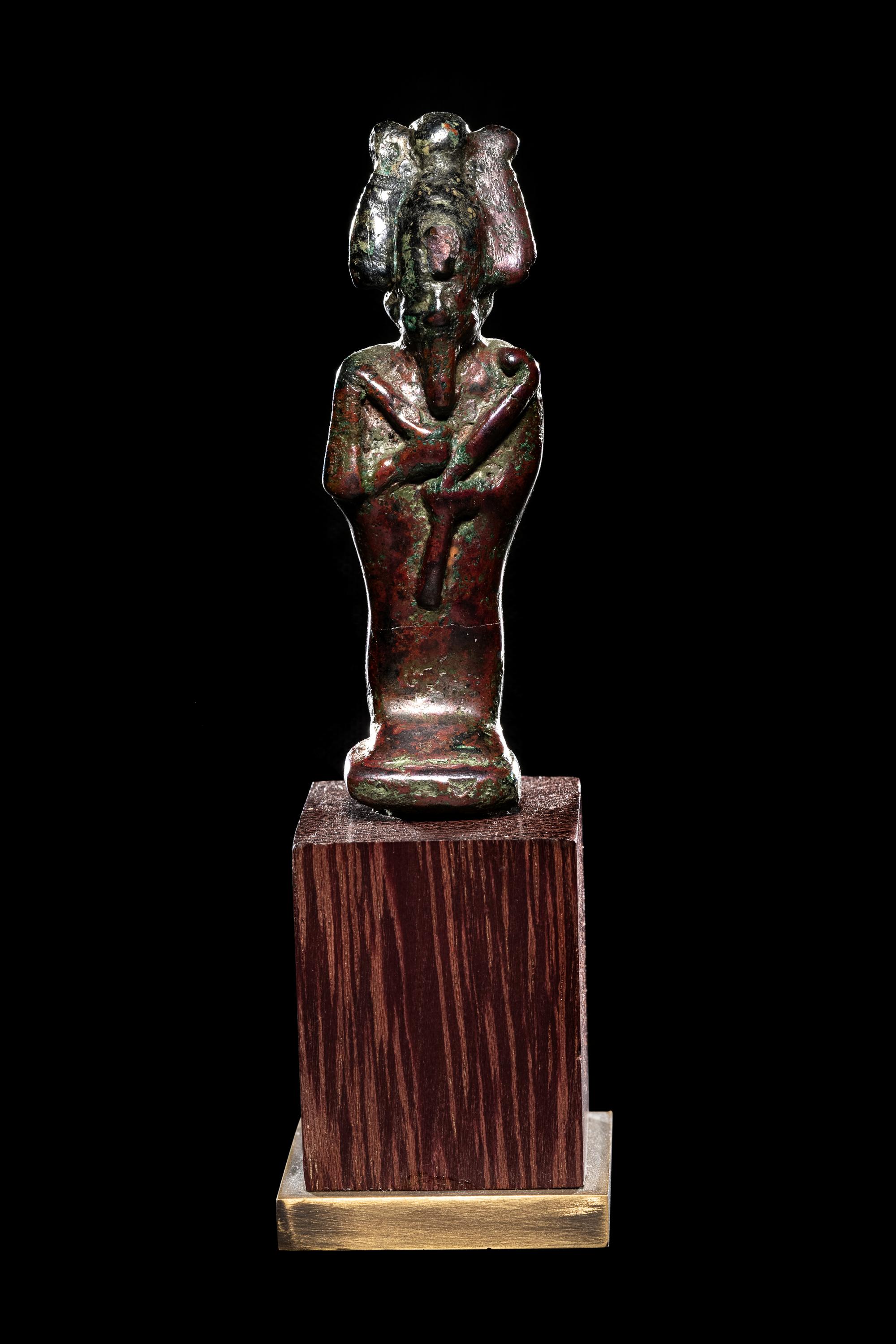 An Egyptian Bronze Osiris