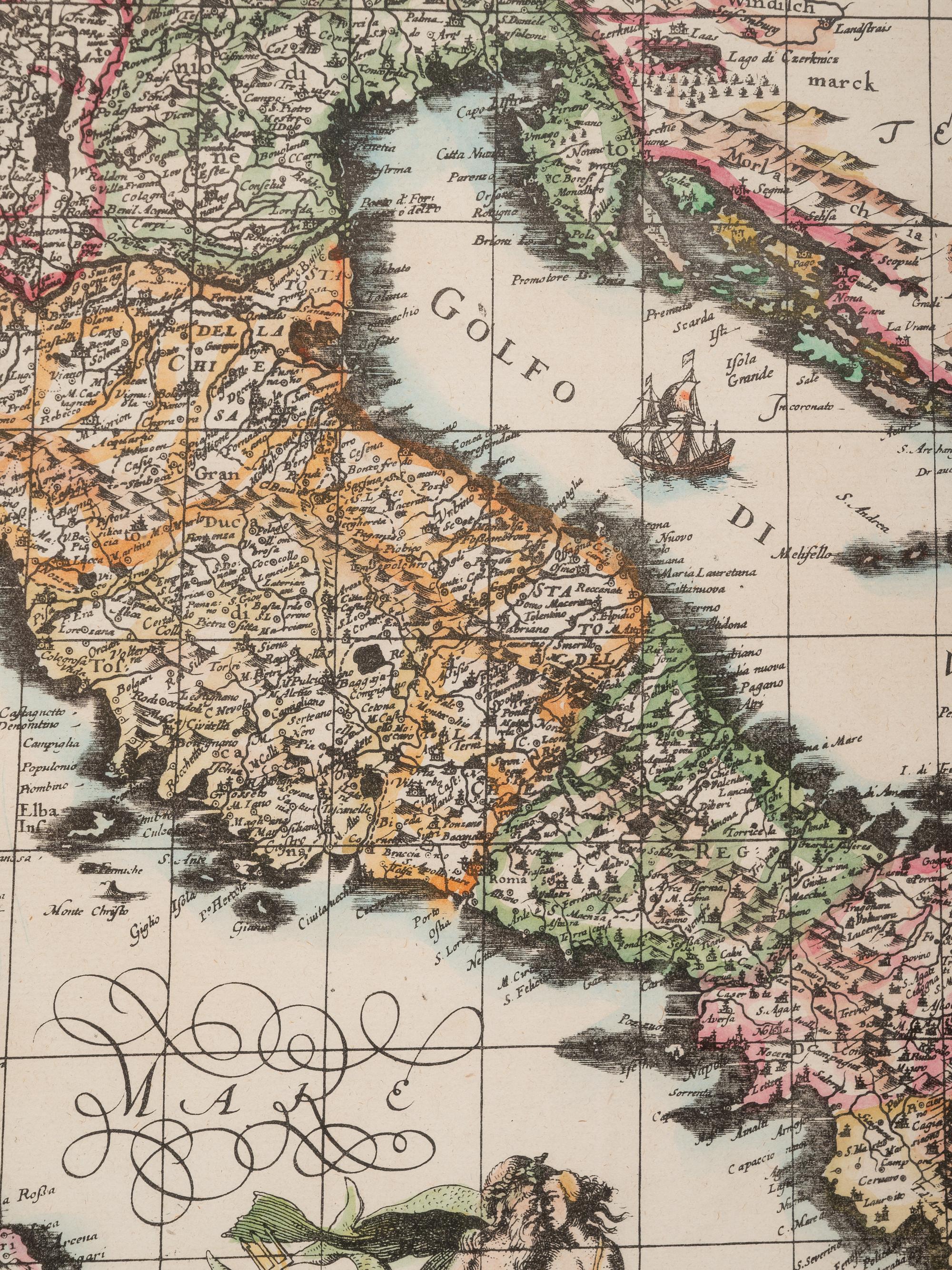 HONDIUS, Jodocus Jr. ( Dutch, 1595-1629) Italia Nuovamente Piu Perfetta . Amsterdam, 1617.