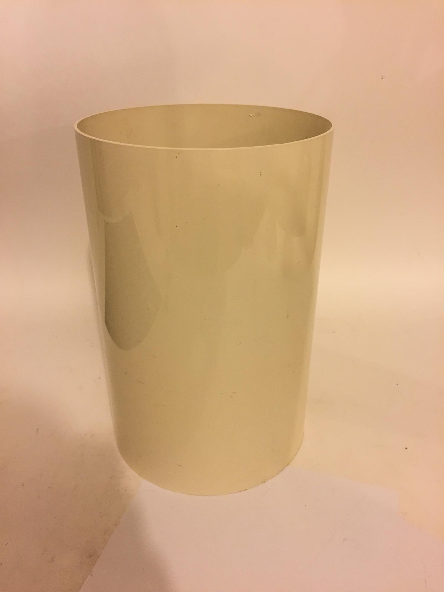 A.G. Colombini for Kartell Molded Plastic Wastebasket Height 15 inches.