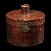 A Korean Lacquer Hat Box