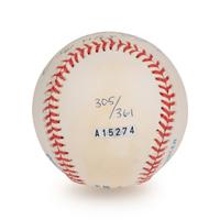 A Joe DiMaggio Single Signed Autograph Limited 361 Home Runs Inscribed Baseball (Beckett Authentication Services Letter),