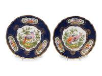 A Pair of Chelsea Porcelain Dishes