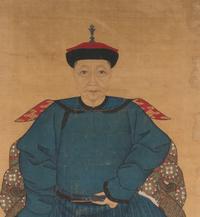 Two Chinese Paintings of Court Figures