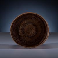 Tlingit Open-Twined Rattle Top Basket