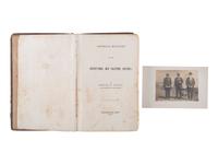 [CIVIL WAR]. HURST, Samuel H. Journal-History of the Seventy-Third Ohio Volunteer Infantry. Chillicothe, OH: N.p., 1866. Identified to Capt. Abisha Downing, Co. D, 73rd Ohio. [ With :] Real photo postcard of Downing.