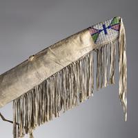 Sioux Beaded Hide Rifle Scabbard
