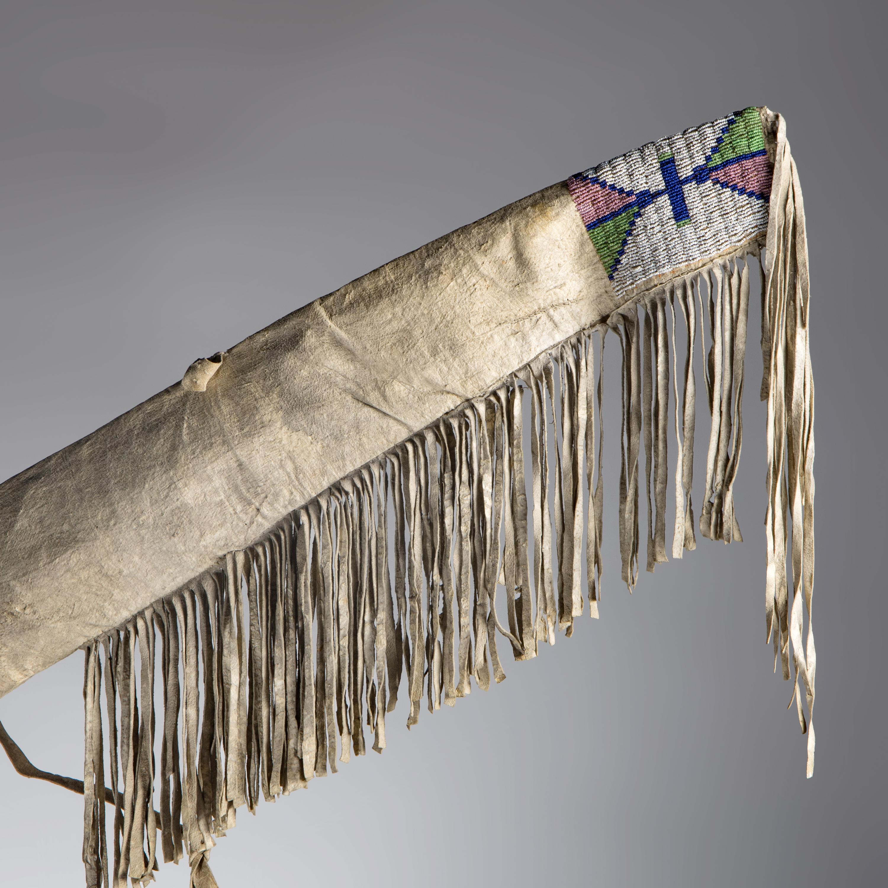 Sioux Beaded Hide Rifle Scabbard