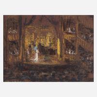 Frederick R. Wagner (American, 1864-1940) Interior, Academy of Music; together with 4 companions