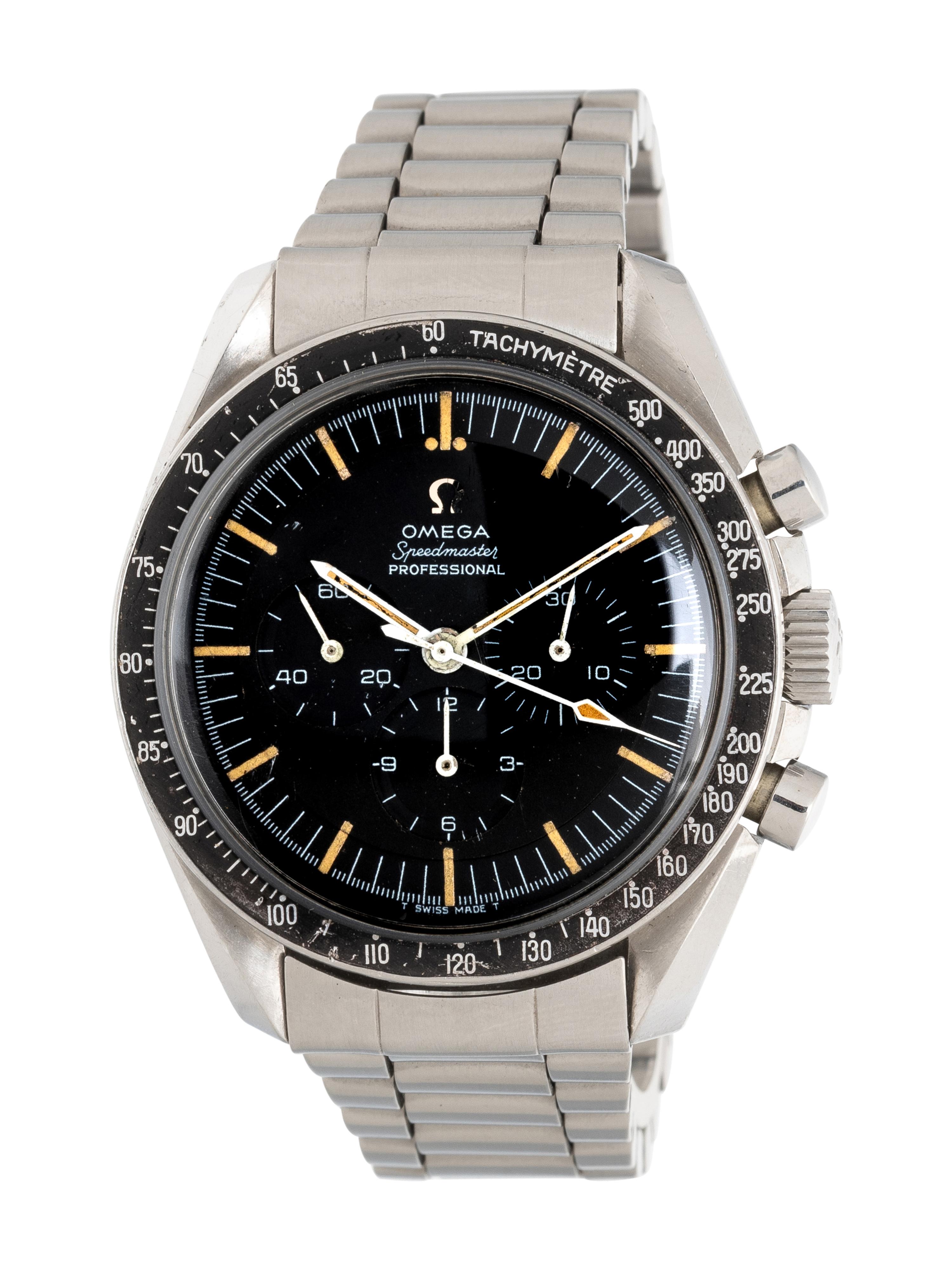 OMEGA, REF. 105.012-65 STAINLESS STEEL 'SPEEDMASTER' 'MOON-SPEC' CHRONOGRAPH WATCH