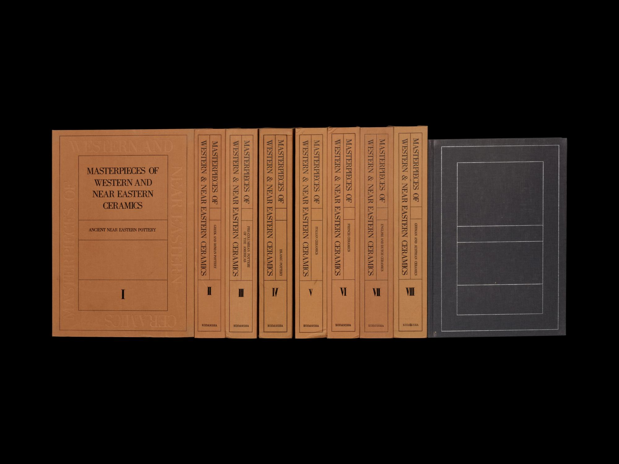 [CERAMICS] CHARLESTON, Robert J. Masterpieces of Western & Near Eastern Ceramics. Tokyo: Kodansha, 1979-1978.