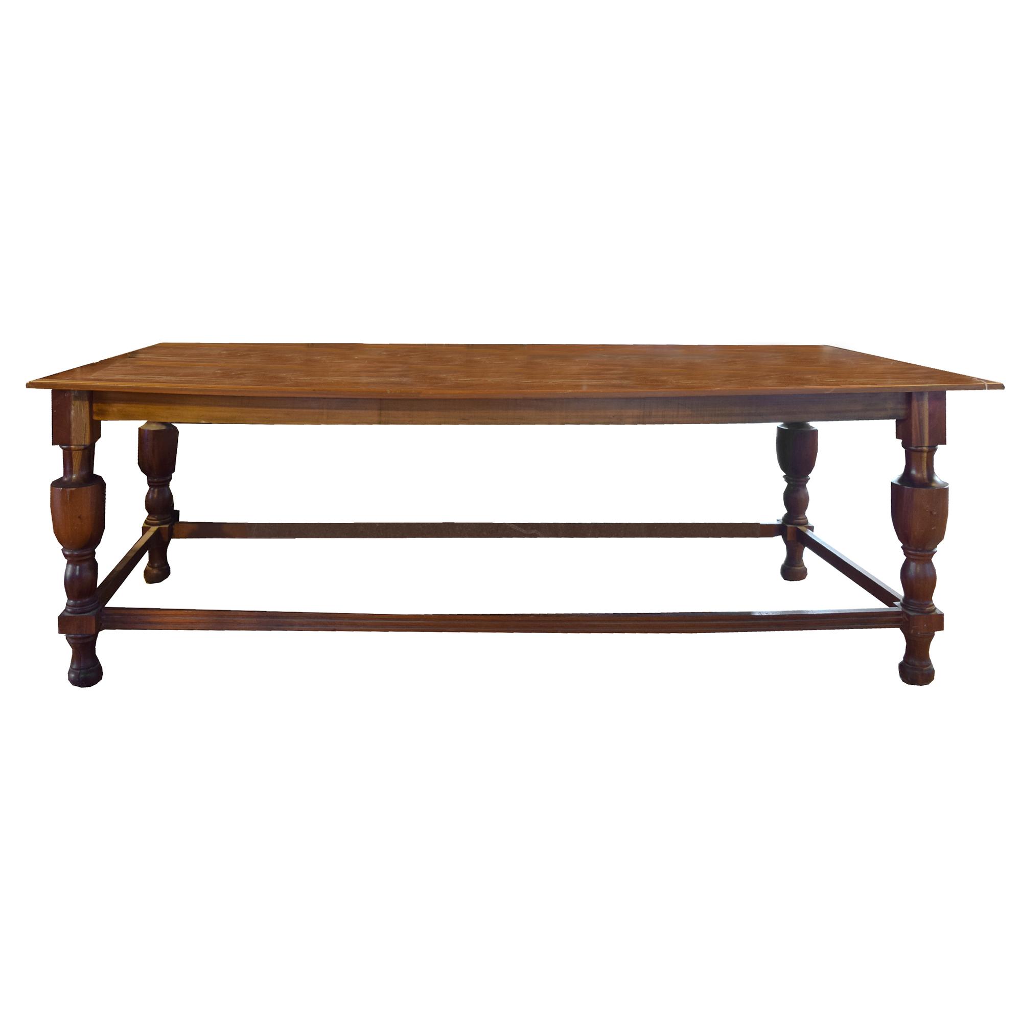 A Mahogany Library Table 99" W x 41.75" D x 33.5" H — United States, Circa 1900