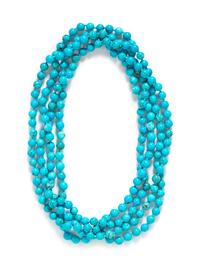 A Turquoise Bead Necklace,