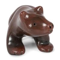 A Santa Clara Redware Bear
