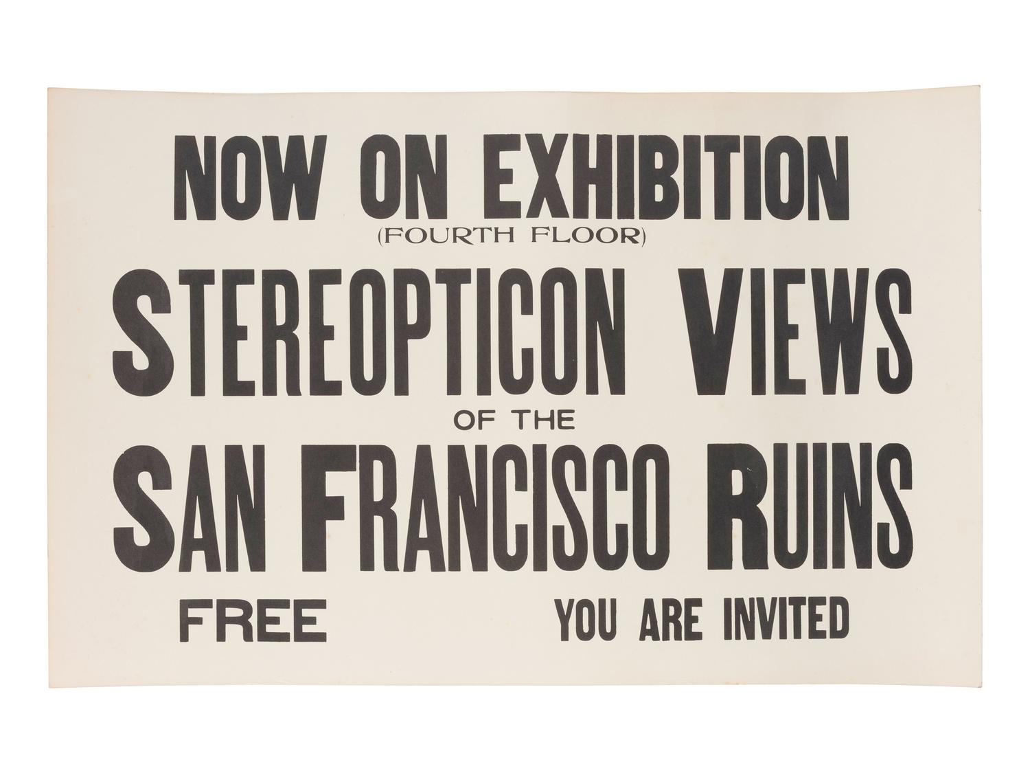 [STEREOVIEWS]. Three vintage stereoscopes, incl. tabletop example. [ With: ] Stereoviews and poster.