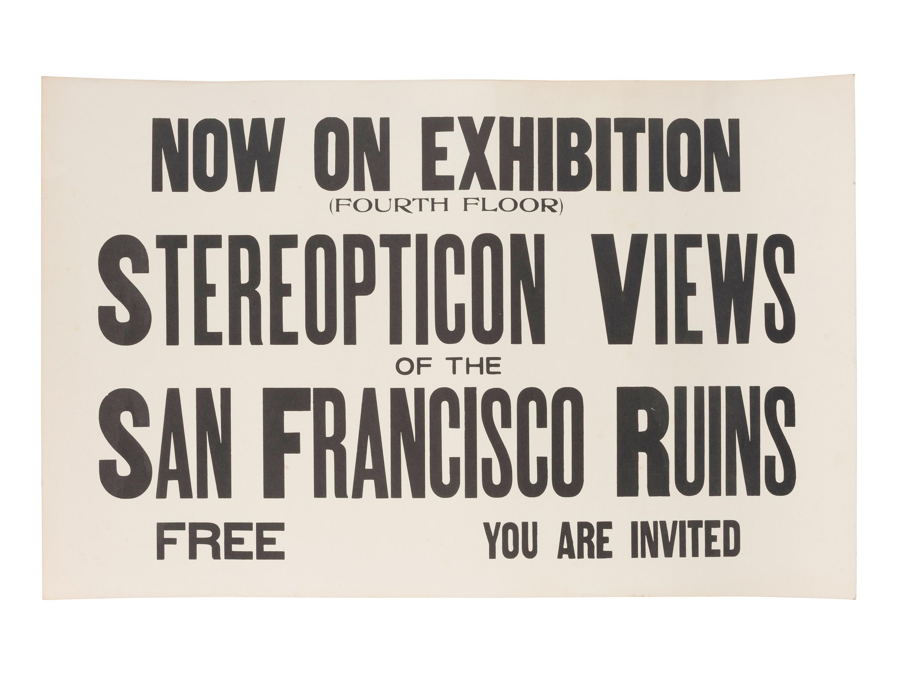[STEREOVIEWS]. Three vintage stereoscopes, incl. tabletop example. [ With: ] Stereoviews and poster.