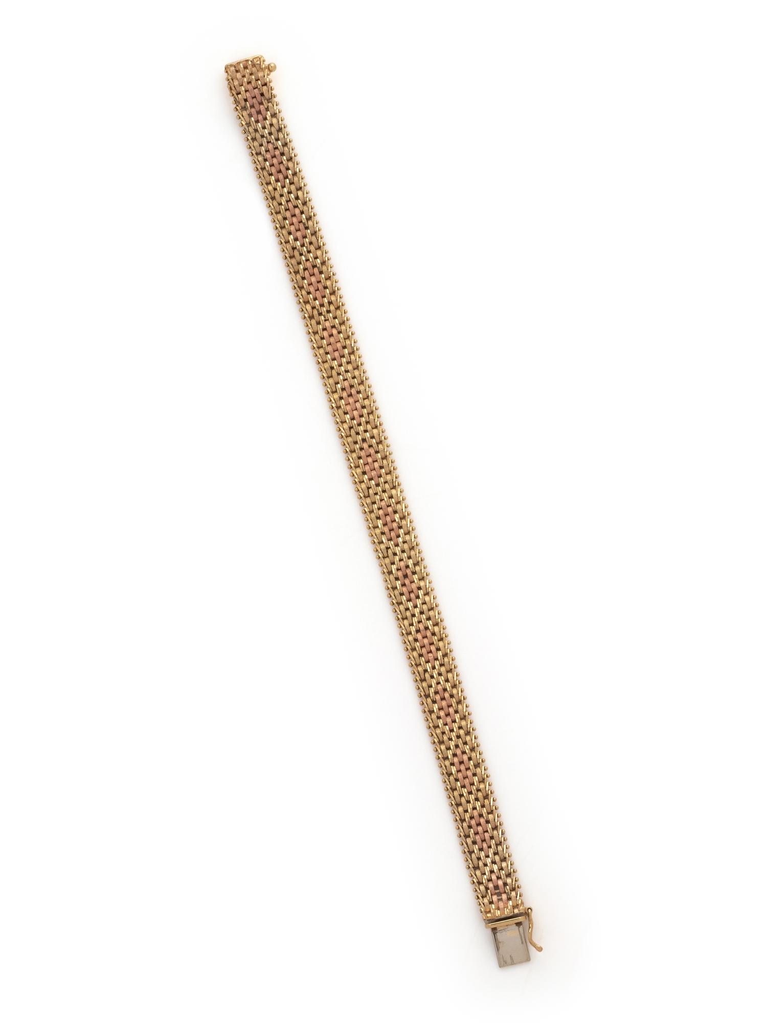 BICOLOR GOLD BRACELET