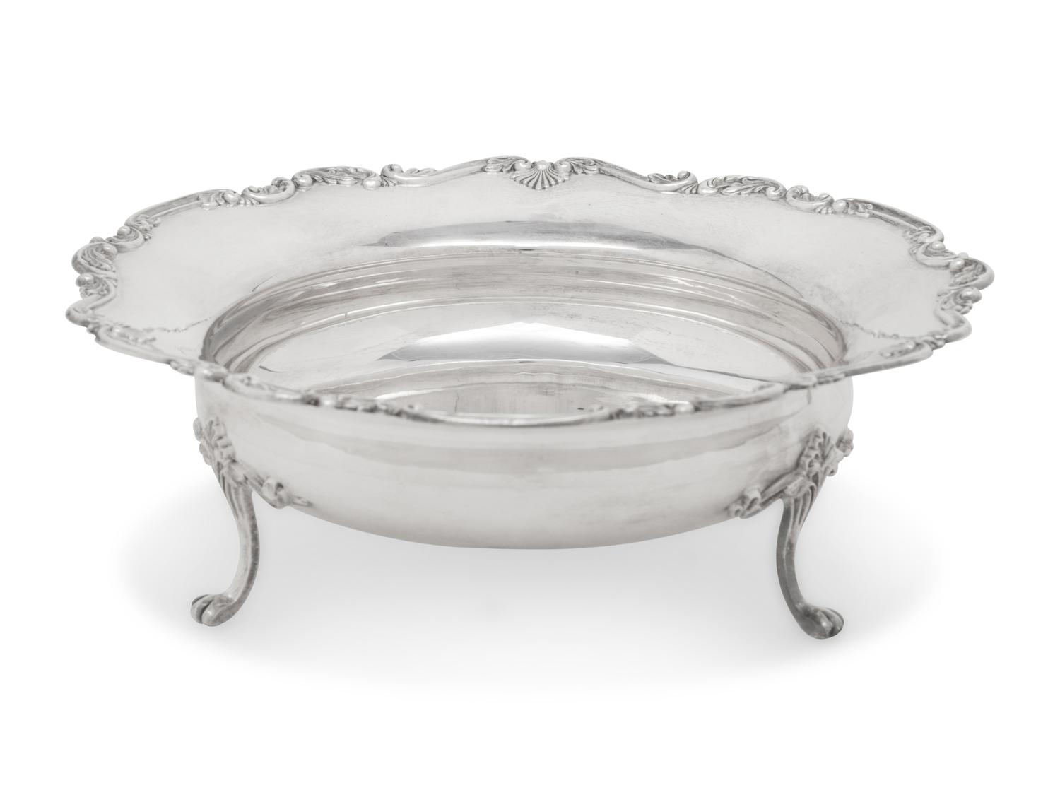 An Edwardian Silver Centerpiece Bowl