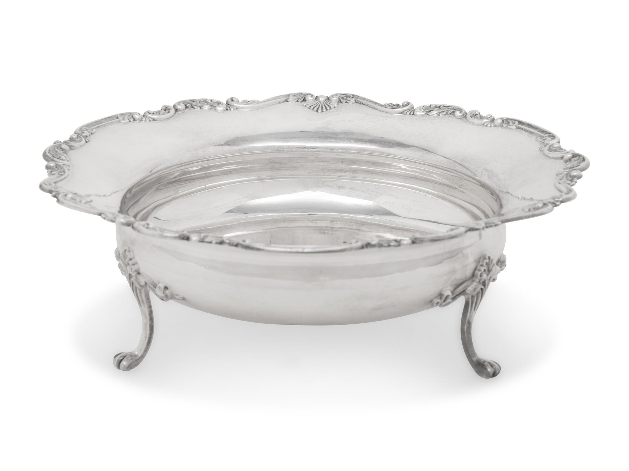 An Edwardian Silver Centerpiece Bowl