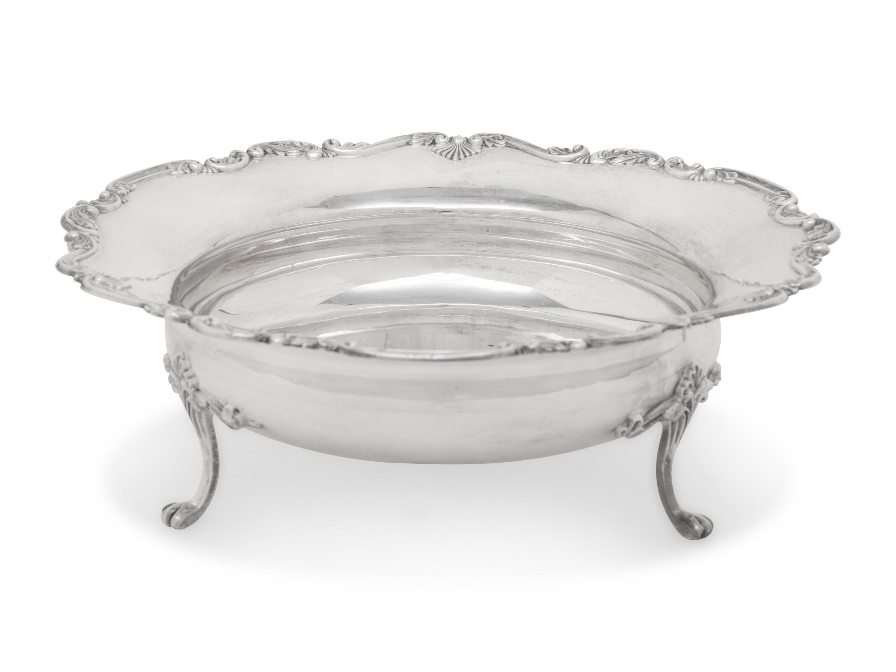 An Edwardian Silver Centerpiece Bowl