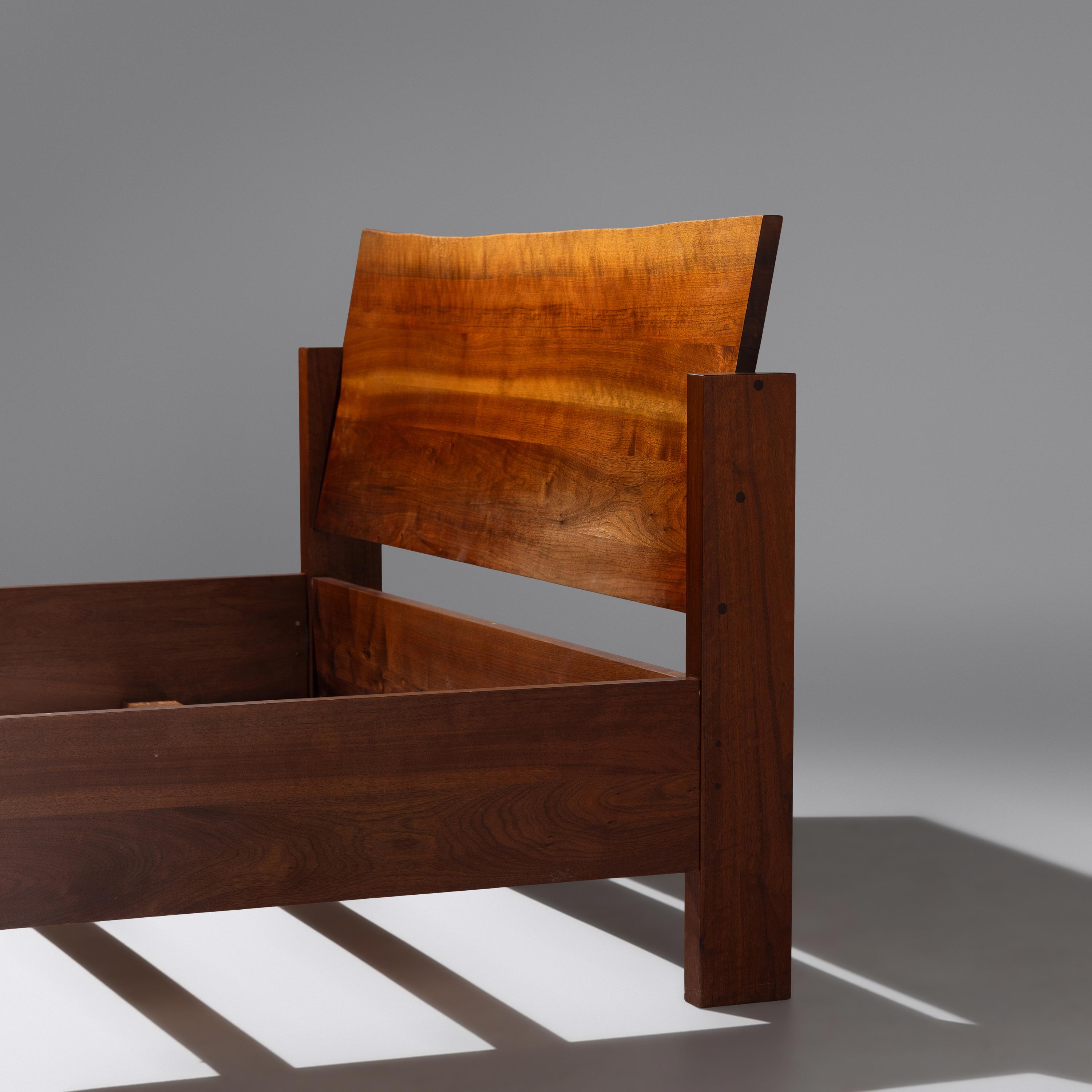 George Nakashima (American, 1905–1990) — Special Full-Size Bed, 1961