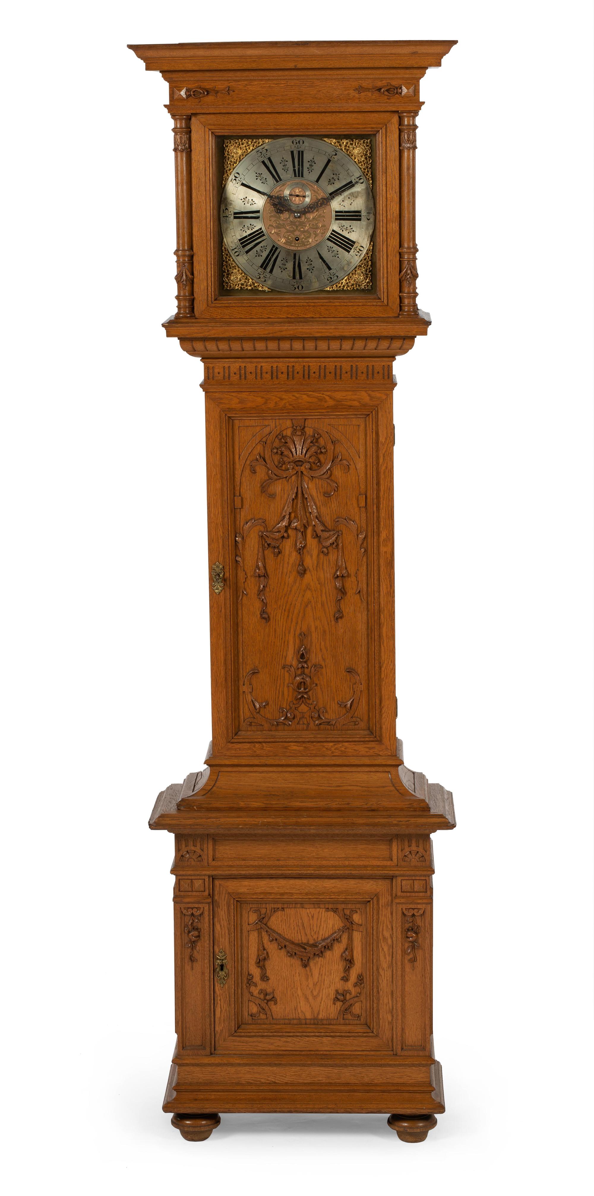 A Vienna Regulator Tall Case Clock
