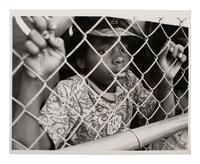[PHOTOGRAPHY]. 2 photos of young Black subjects, incl. Boy, from "Harlem Document" by Aaron Siskind.