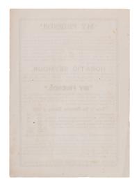 [POLITICAL]. Unionist broadside attacking New York Gov. Horatio Seymour, ca 1864.
