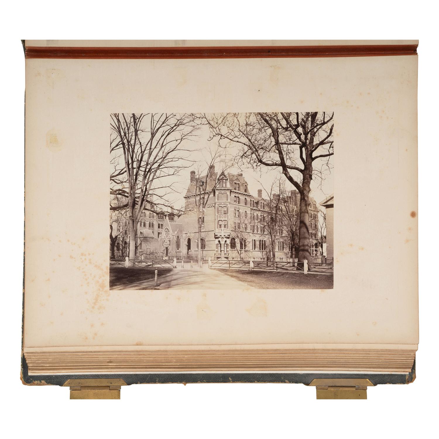 [African Americana] Yale College Photo Album of Faculty and Students, incl. African American Worker