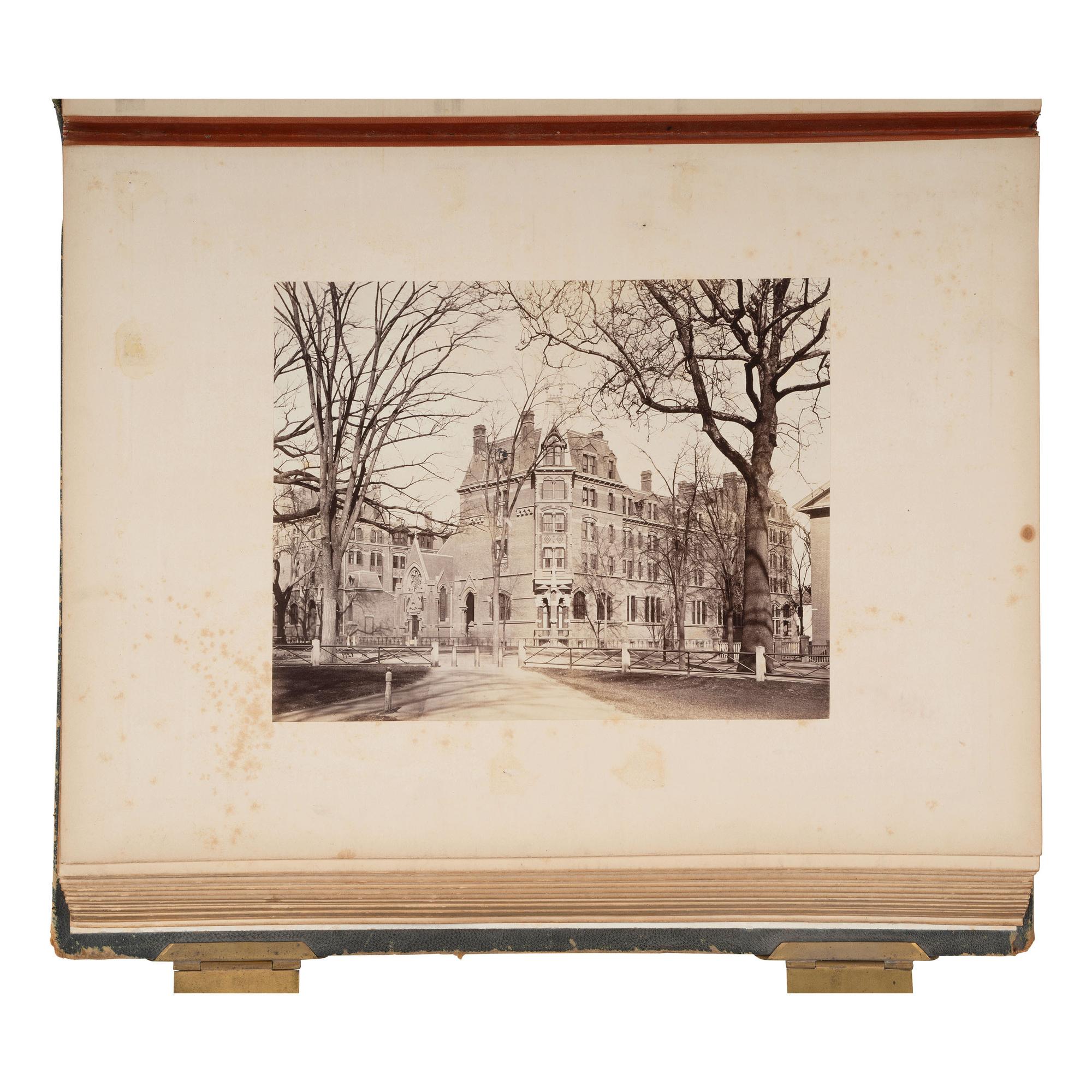 [African Americana] Yale College Photo Album of Faculty and Students, incl. African American Worker
