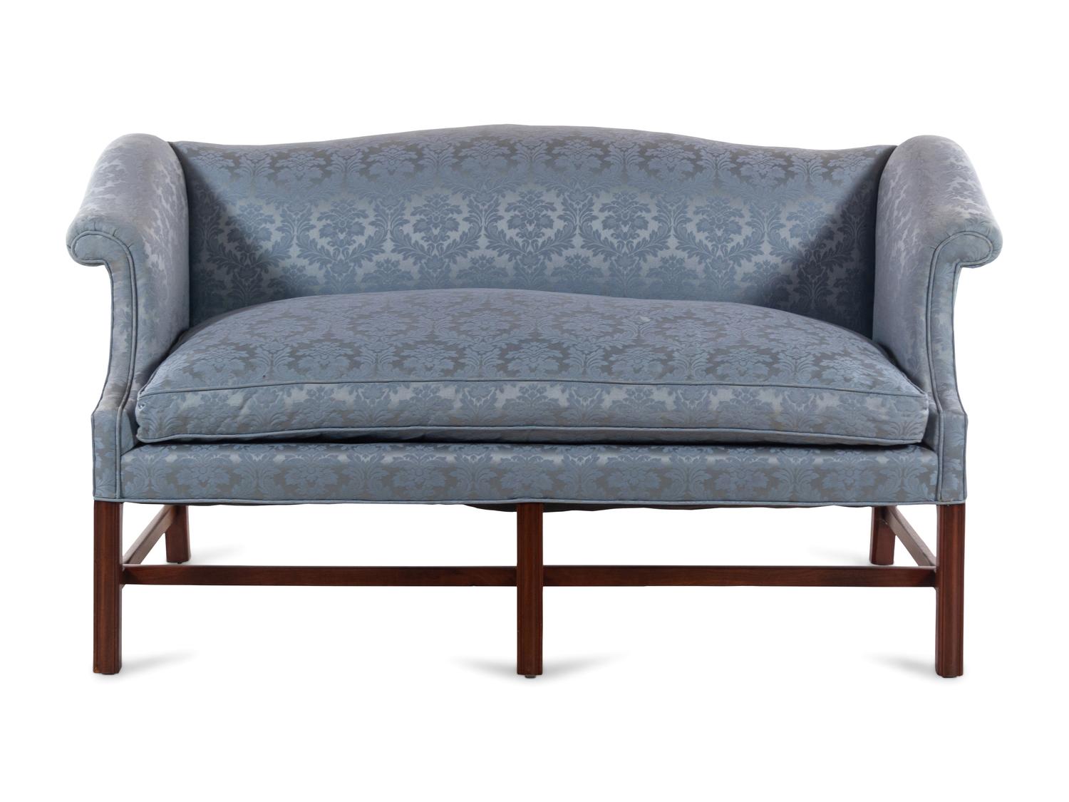 A George III Style Mahogany Sofa