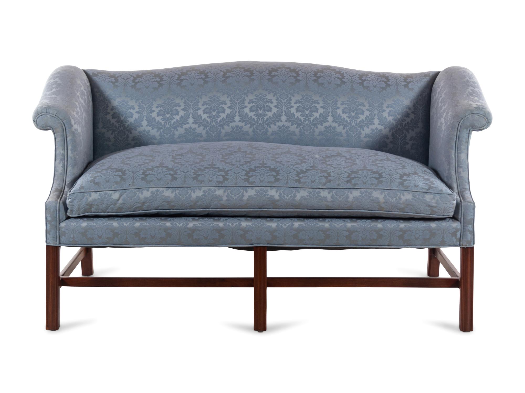 A George III Style Mahogany Sofa