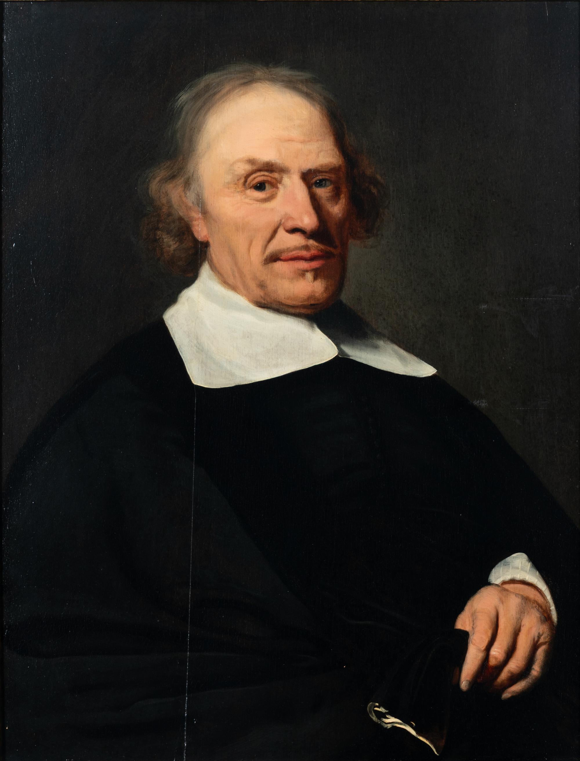 Northern Netherlands, c. 1650s-1660s (Dutch, 1634-1693) — Portrait of a Man, Traditionally Believed to be Jacob de Witt (1589-1674), Burgomaster of Dordrecht