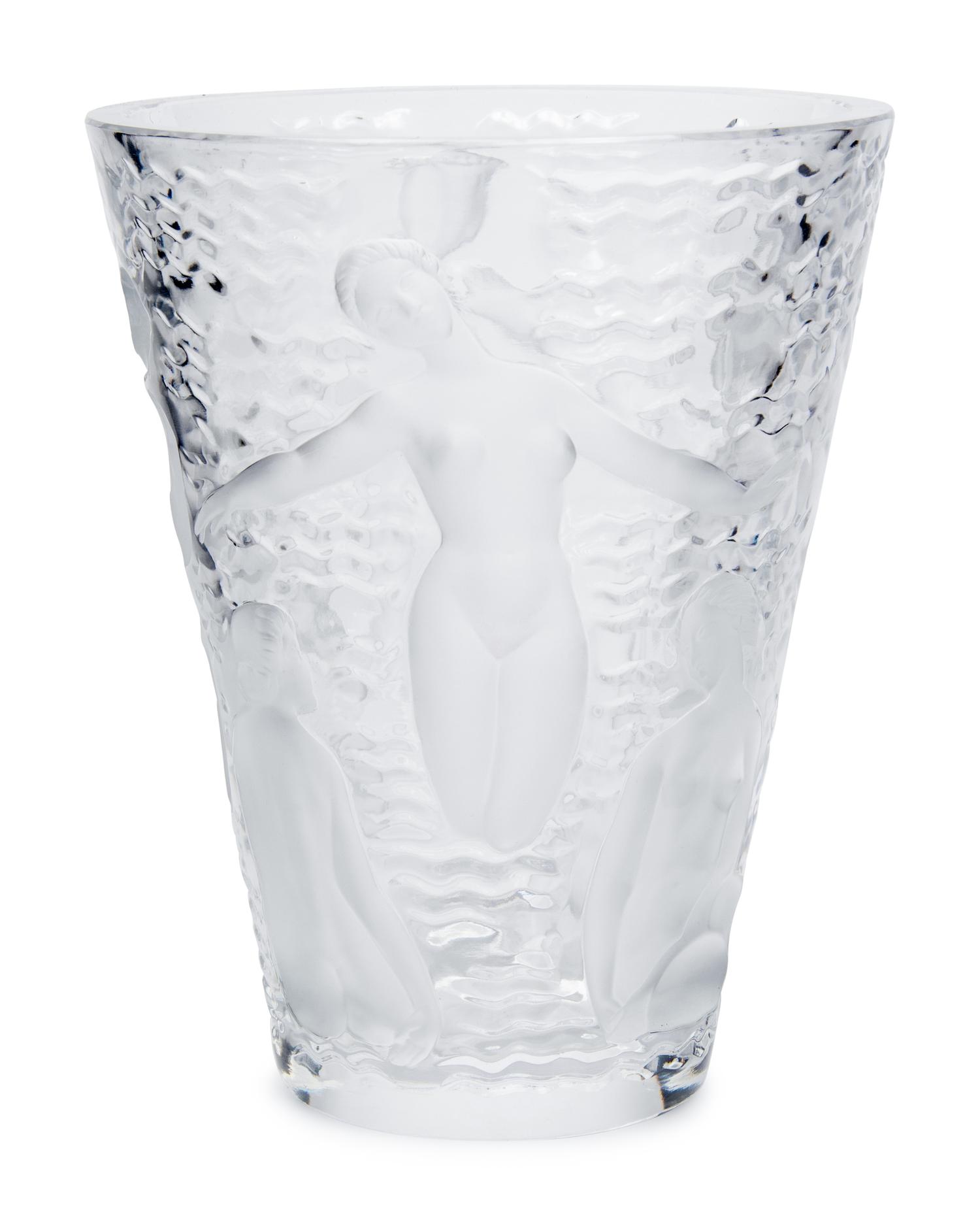 A Lalique Ondines Vase