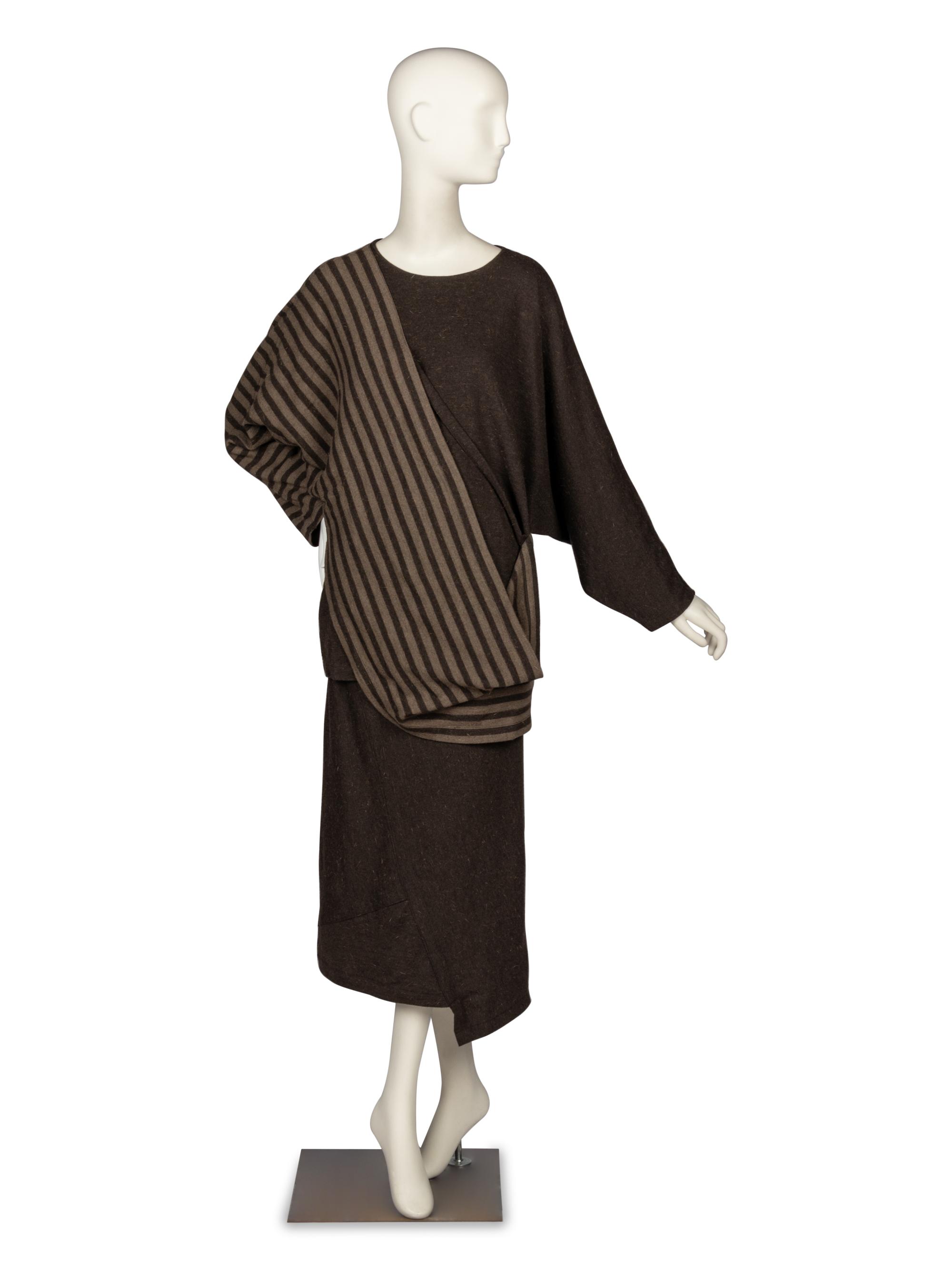 Issey Miyake, Wool Knit Ensemble, 1984
