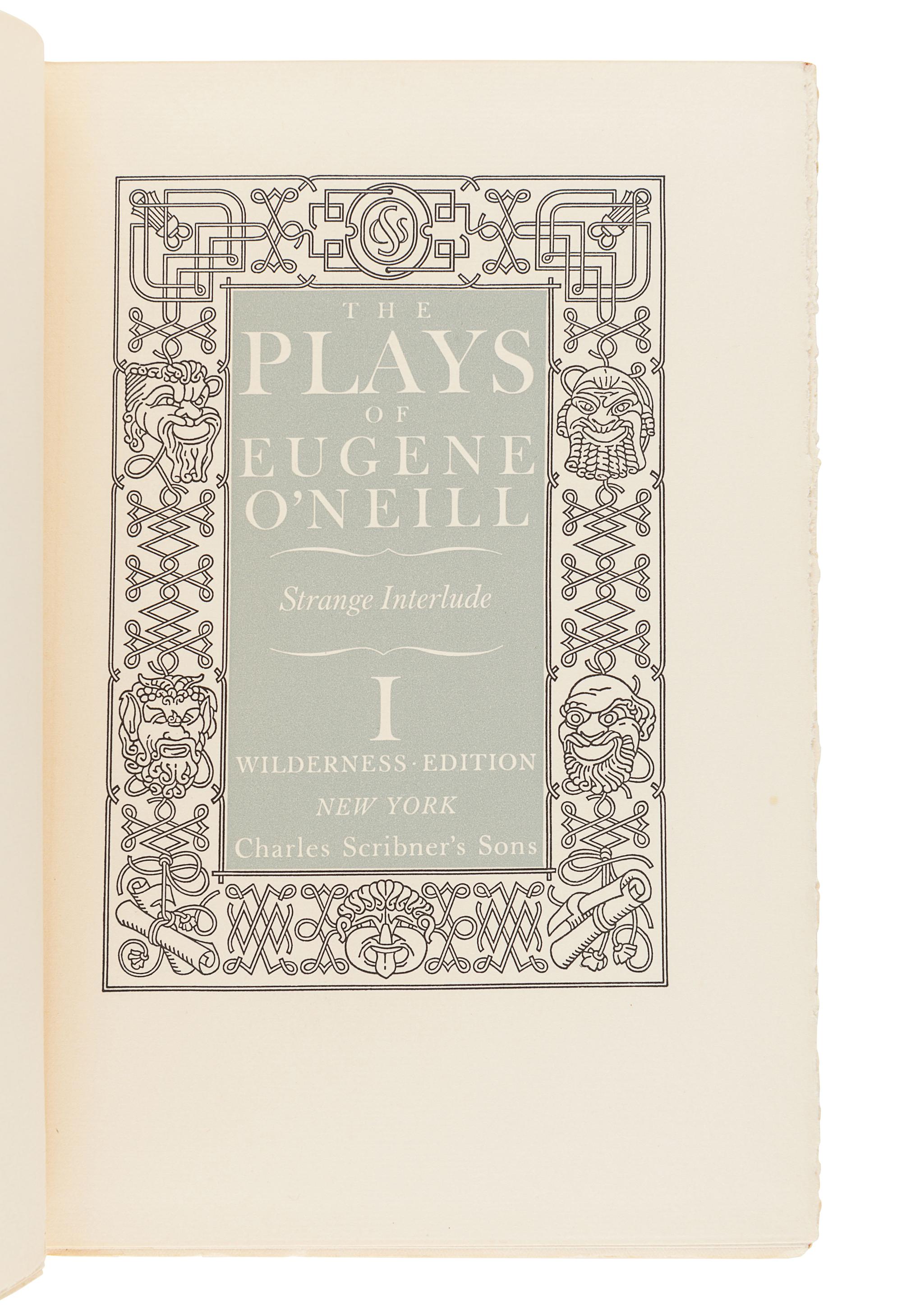 O'NEILL, Eugene (1888-1953). Strange Interlude. New York: Boni & Liveright, 1928.