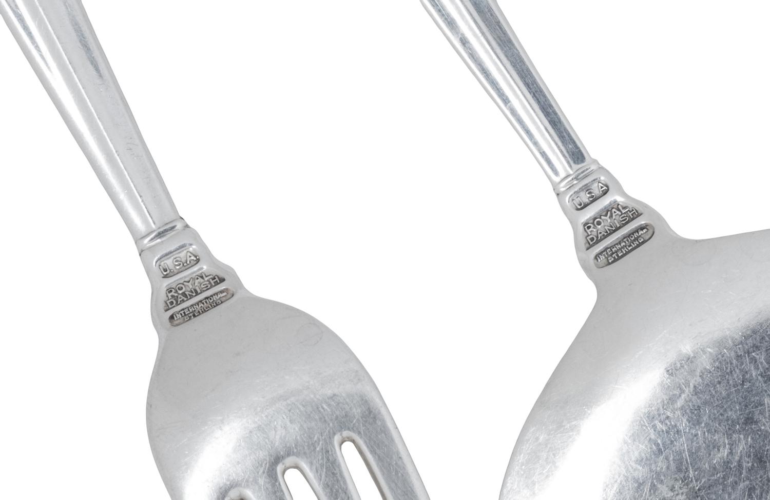 An American Silver Flatware Service