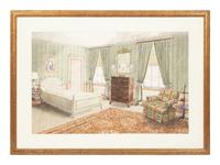 Residence of M/M Henry Ford II Studies (a group of three works)