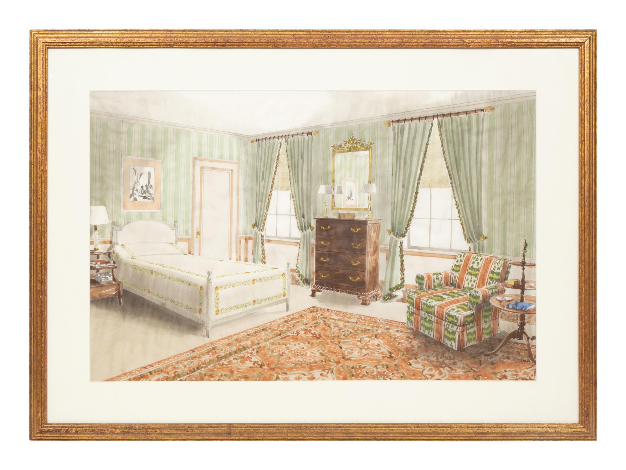 Residence of M/M Henry Ford II Studies (a group of three works)