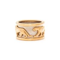 CARTIER, BICOLOR GOLD PANTHER RING