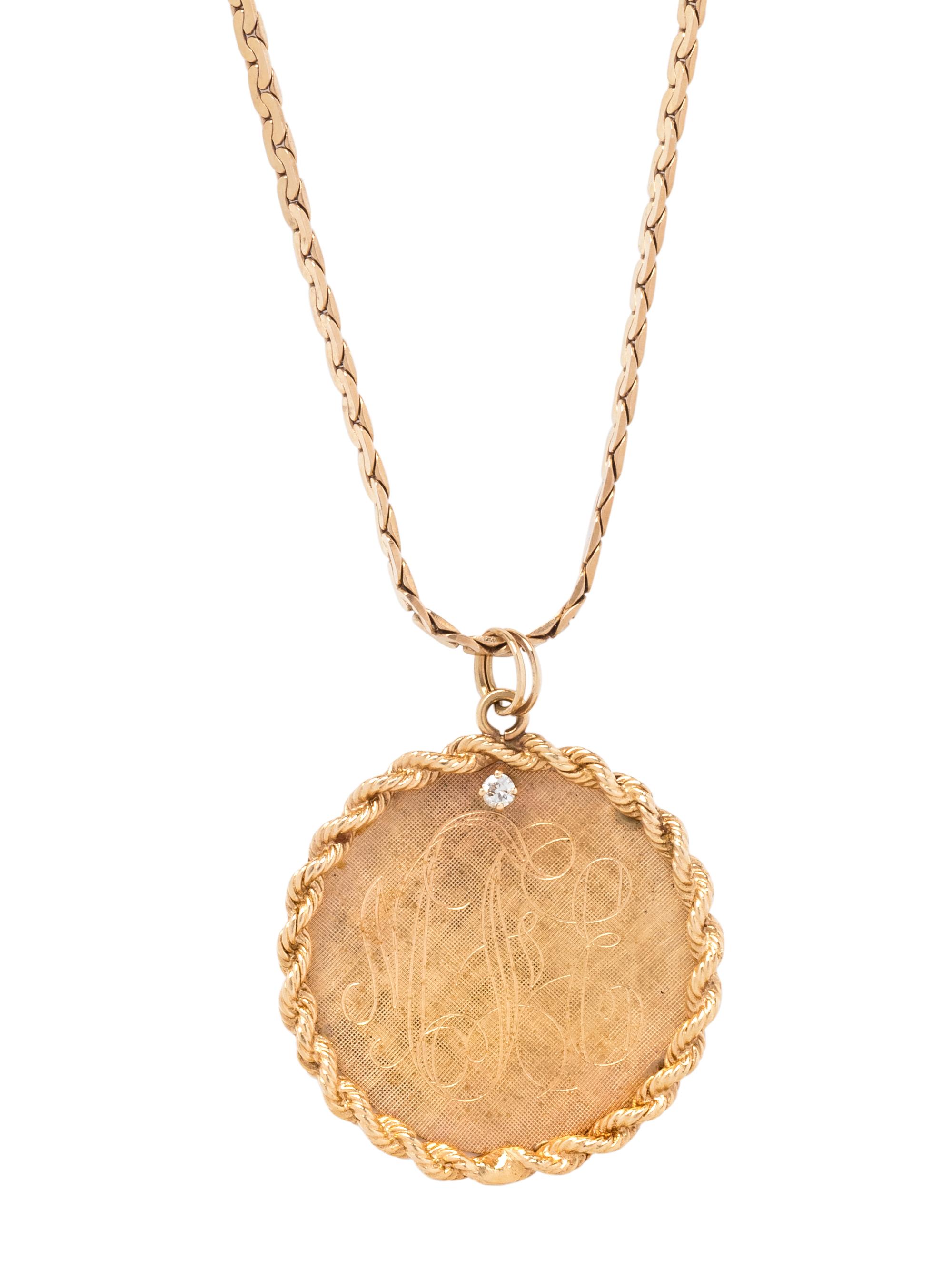 YELLOW GOLD PENDANT/NECKLACE
