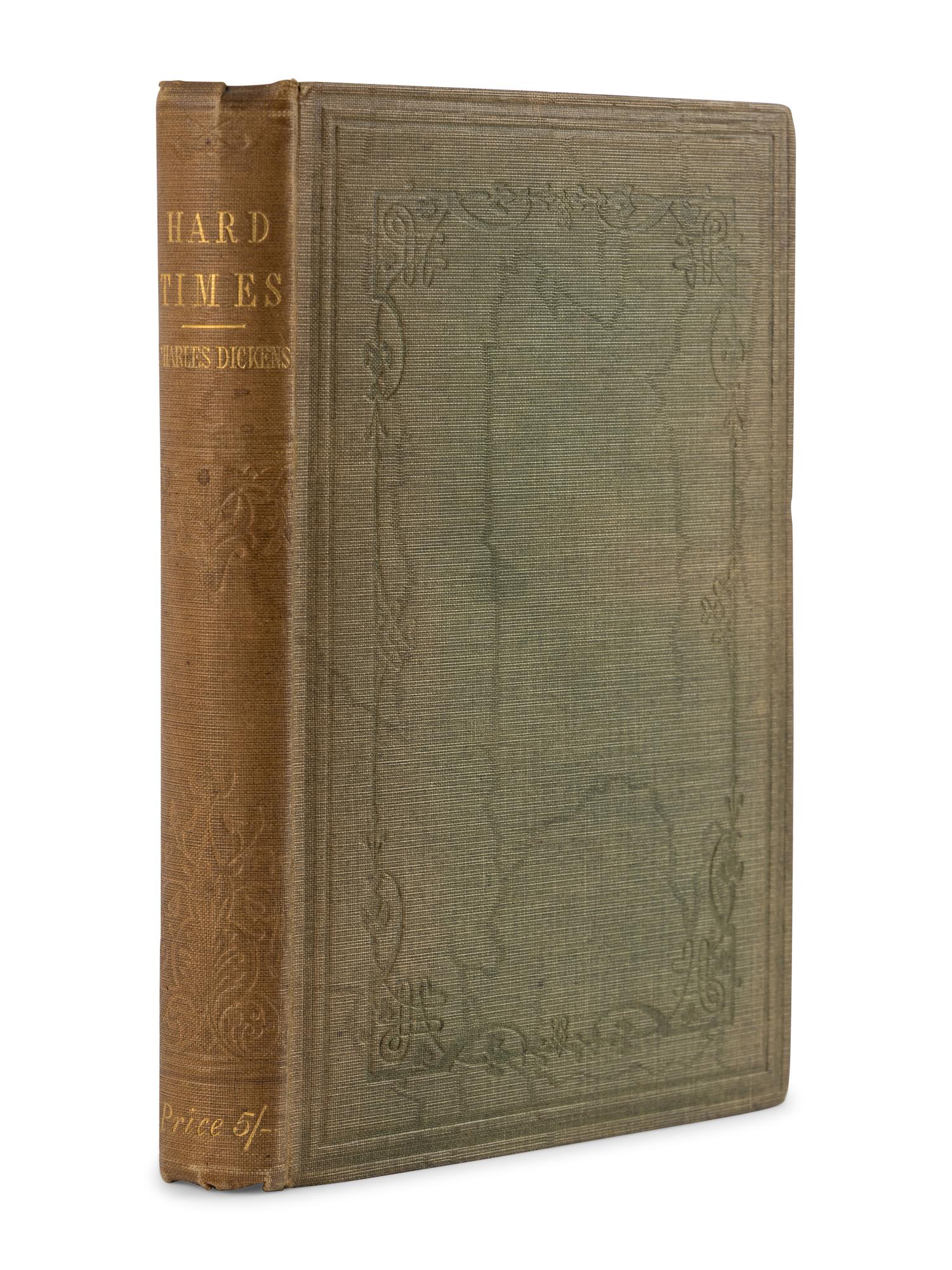 DICKENS, Charles (1812-1870), editor. Hard Times. For These Times . London: Bradbury & Evans, 1854.