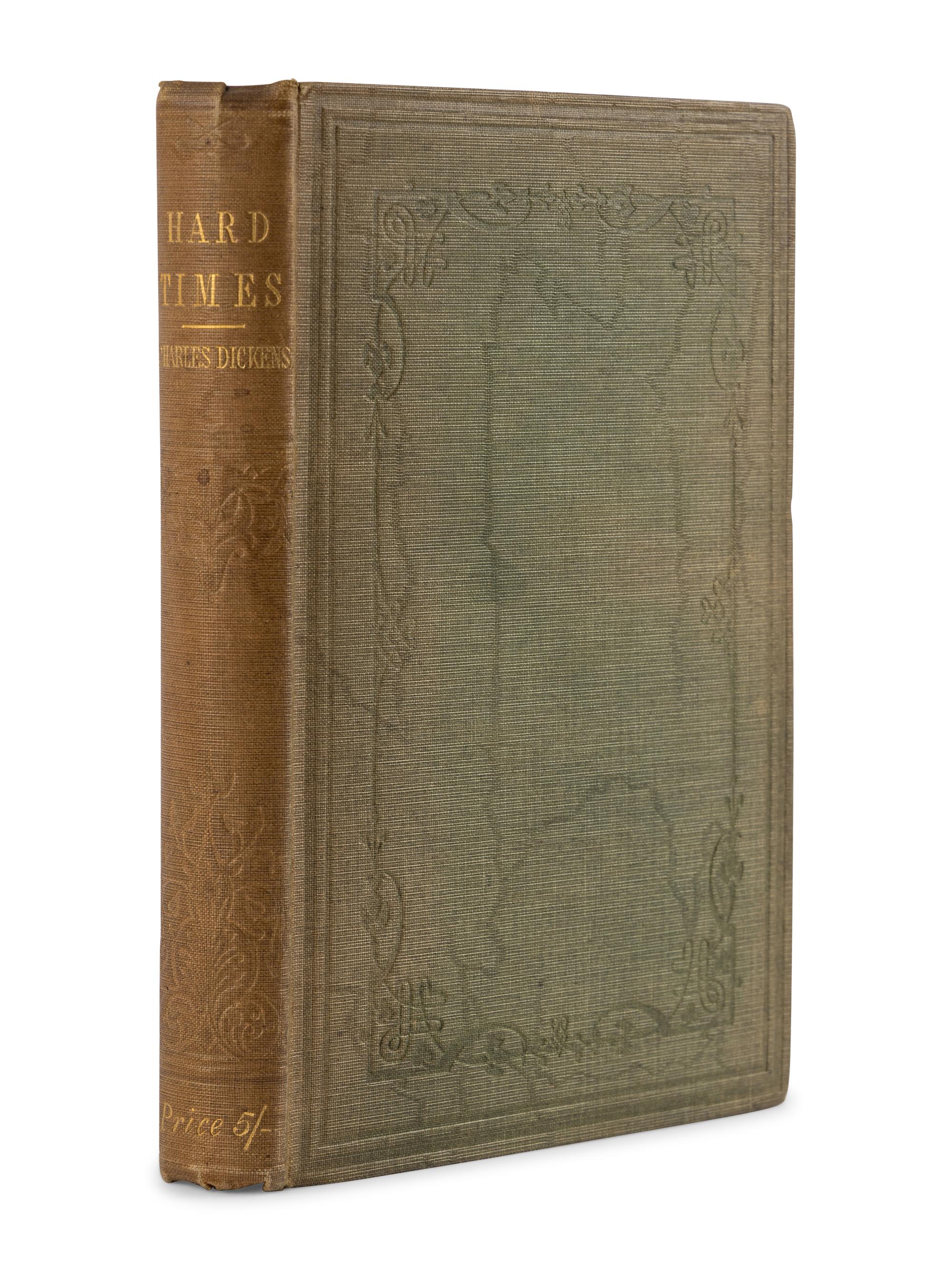 DICKENS, Charles (1812-1870), editor. Hard Times. For These Times . London: Bradbury & Evans, 1854.