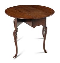 A Chinese Export Padouk Drop-Leaf Table