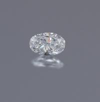 A 2.39 Carat Oval Brilliant Cut Diamond,